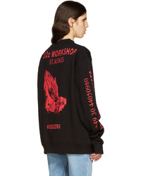 Женский черный свитер от 032c