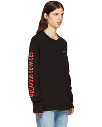 Женский черный свитер от 032c