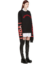 Женский черный свитер от Hood by Air