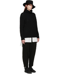 Женский черный свитер от Y's