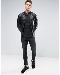 Мужской черный свитер от Blend of America