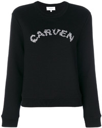 Женский черный свитер от Carven