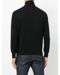 Мужской черный свитер от Brunello Cucinelli