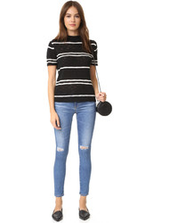 Женский черный свитер от Knot Sisters