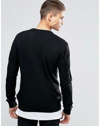 Мужской черный свитер от French Connection