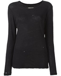 Женский черный свитер от Current/Elliott