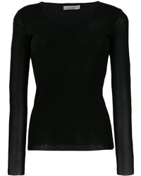 Женский черный свитер от D-Exterior