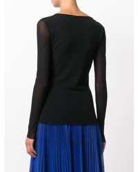 Женский черный свитер от D-Exterior