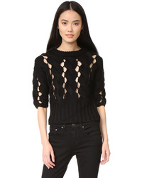 Женский черный свитер от DKNY
