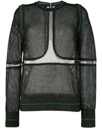 Женский черный свитер от Elie Saab