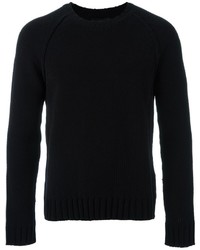 Мужской черный свитер от Emporio Armani