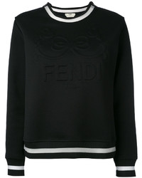 Женский черный свитер от Fendi