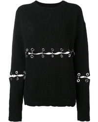 Женский черный свитер от Filles a papa