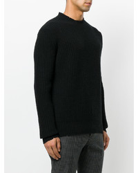 Мужской черный свитер от MSGM