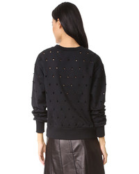 Женский черный свитер от Public School