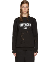 Женский черный свитер от Givenchy