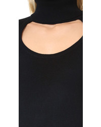 Женский черный свитер от Diane von Furstenberg