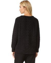 Женский черный свитер от Nili Lotan