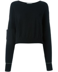 Женский черный свитер от Helmut Lang