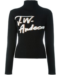 Женский черный свитер от J.W.Anderson