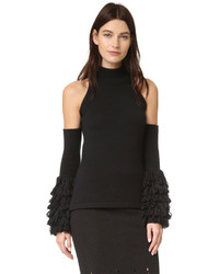 Женский черный свитер от JONATHAN SIMKHAI