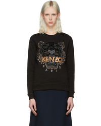 Женский черный свитер от Kenzo