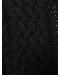 Мужской черный свитер от Balmain