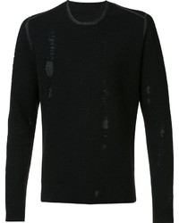 Мужской черный свитер от Label Under Construction