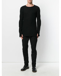 Мужской черный свитер от Masnada