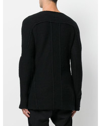 Мужской черный свитер от Masnada