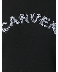 Женский черный свитер от Carven