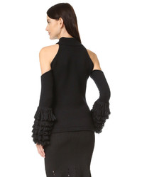 Женский черный свитер от JONATHAN SIMKHAI