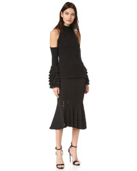 Женский черный свитер от JONATHAN SIMKHAI