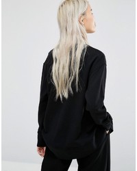 Женский черный свитер от Weekday