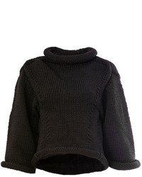 Женский черный свитер от Maison Margiela