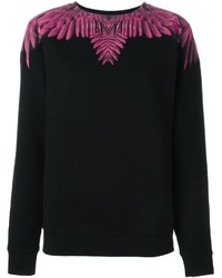 Женский черный свитер от Marcelo Burlon County of Milan