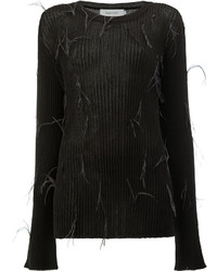 Женский черный свитер от MARQUES ALMEIDA