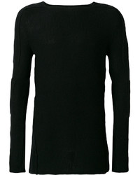 Мужской черный свитер от Masnada