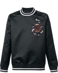 Мужской черный свитер от MHI