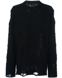 Мужской черный свитер от Miharayasuhiro
