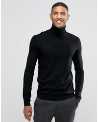 Мужской черный свитер от Minimum