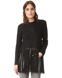 Женский черный свитер от Moon River