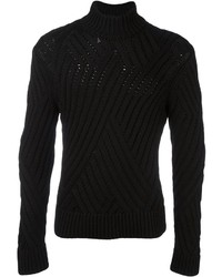 Мужской черный свитер от Neil Barrett