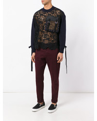 Мужской черный свитер от No.21