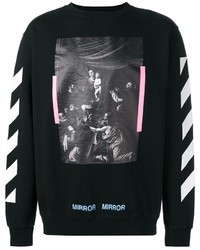 Мужской черный свитер от Off-White