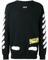 Мужской черный свитер от Off-White