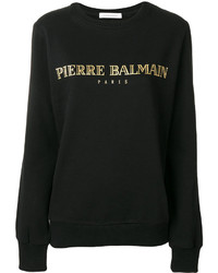 Женский черный свитер от PIERRE BALMAIN