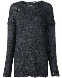Женский черный свитер от R 13