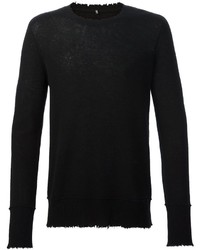 Мужской черный свитер от R 13