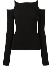 Женский черный свитер от Roberto Cavalli